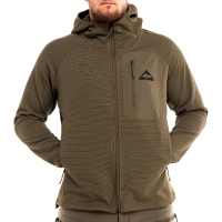 Толстовка SKRE Grid Lite Jacket цвет Olive Green превью 5