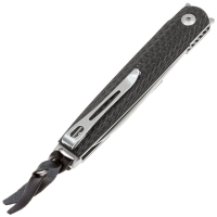 Нож складной полуавтоматический BOKER LRF Carbon сталь VG-10 рукоять Карбон цв. Черный превью 5