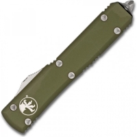 Нож автоматический MICROTECH Ultratech S/E сталь M390 рукоять Алюминий 6061-T6 цв. Зеленый превью 3