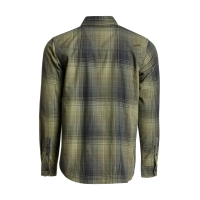 Рубашка KING'S Modern Button Flannel цвет Olive Plaid превью 8