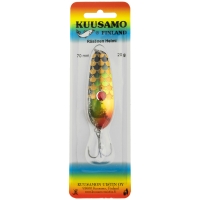 Блесна колеблющаяся KUUSAMO Rasanen 70/20 (бусинка) код цв. GR/B-C  превью 2