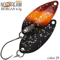 Блесна колеблющаяся NORSTREAM MORGAN 4,2 г код цв. 25