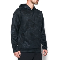 Худи UNDER ARMOUR Icon Camo Hoodie Up Top цвет Schwarz Tonal Reaper / Graphit превью 3