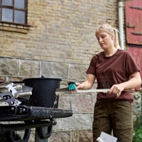 Футболка HARKILA Nature S/S T-Shirt Women цвет Hot Chocolate превью 3