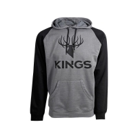 Толстовка KING'S Logo Triblend Fleece Hoodie цвет Grey / Black