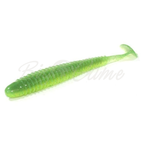 Виброхвост KEITECH Swing Impact FAT 5,8" (4 шт.) цв. EA#11 Lime Chartreuse Glow фото 1