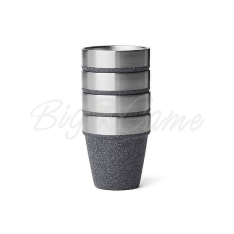 Набор рюмок YETI Shot Glasses & Case цв. Black Stone фото 3