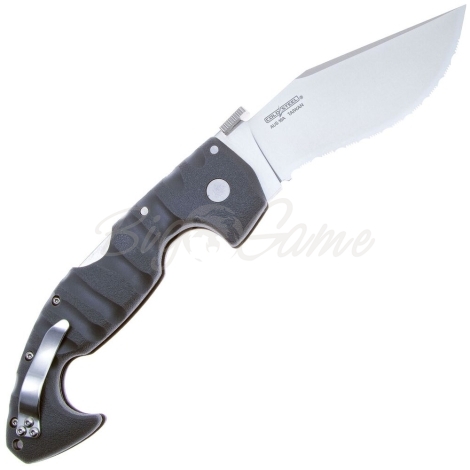 Нож складной COLD STEEL Spartan Serrated AUS10A рукоять Grivory цв. Серый фото 4