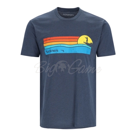 Футболка SIMMS Sunset T-Shirt цвет Navy Heather фото 1