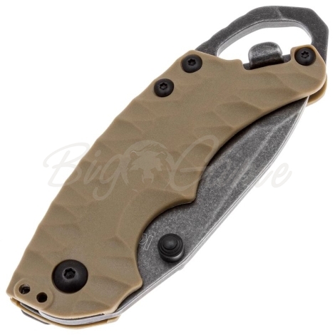 Нож складной полуавтоматический KERSHAW Shuffle II сталь 8Cr13MoV рукоять Термопластик цв. Песочный фото 2