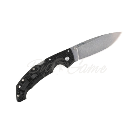 Нож складной COLD STEEL Voyager Large Drop Plain Edge цв. Черный фото 3