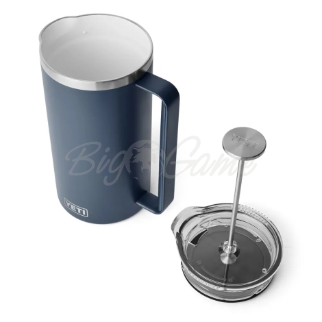 Кофейник YETI Rambler French Press 1005 (34 oz) цв. Navy фото 8
