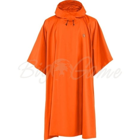 Дождевик FJALLRAVEN Роncho M цвет Safety Orange фото 1