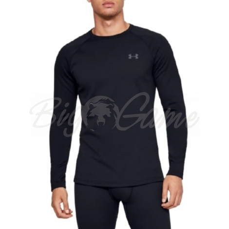 Термокофта UNDER ARMOUR Men's ColdGear Base 3.0 Crew цвет черный фото 1