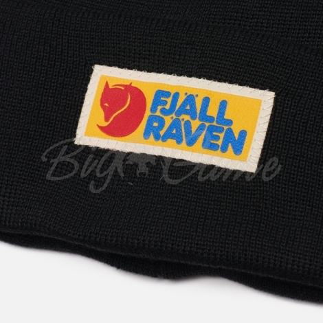 Шапка FJALLRAVEN Vardag Classic Beanie цвет Black фото 2