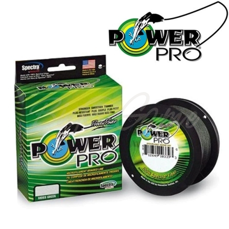 Плетенка POWER PRO Moss Green 1370 м 0,1 мм фото 1