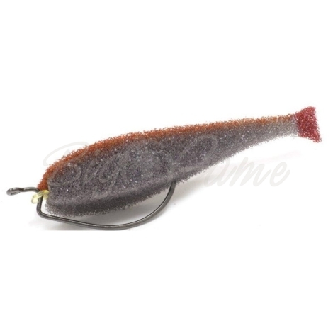 Поролоновая рыбка LEX Classic Fish 8 OF2 GO (серое тело / оранжевая спина / красный хвост) фото 1