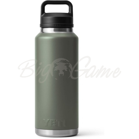 Термос YETI Rambler Bottle Chug Cap 1400 цвет Camp Green фото 5