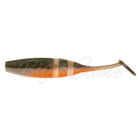 Виброхвост NARVAL Loopy Shad 15 см (3 шт.) код цв. #008 цв. Smoky Fish фото 1