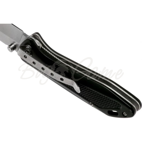 Нож складной полуавтоматический BOKER Advance сталь 440C рукоять Алюминий цв. Черный фото 6