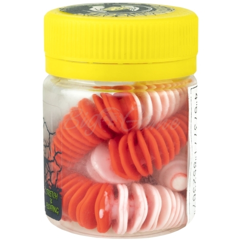 Слаг TERUKI Costa 6,5 см (6 шт.) зап. сыр цв. White/Red фото 1