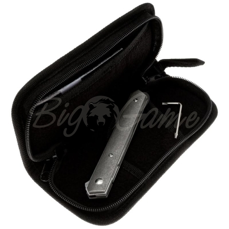 Нож складной полуавтоматический BOKER Kwaiken Air сталь VG-10 рукоять Стеклотекстолит G10 цв. Черный фото 2