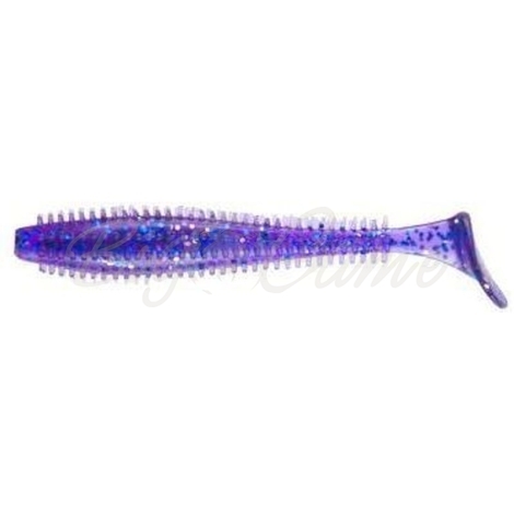 Виброхвост FOX RAGE Spikey Shad 9 см цв. Violet Glitters фото 1