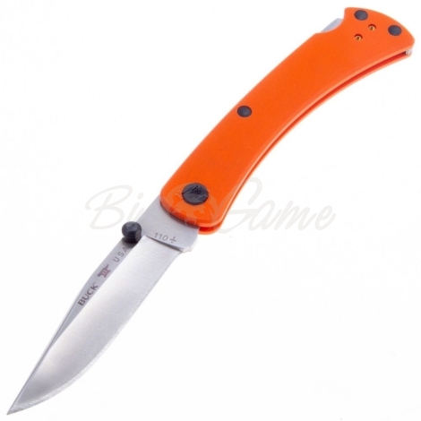 Нож складной BUCK Slim Pro TRX цв. Оранжевый фото 1