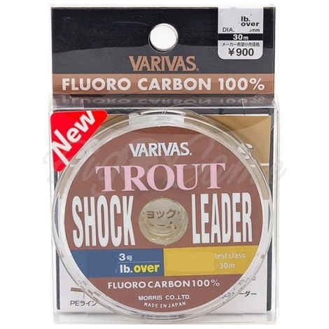 Флюорокарбон VARIVAS Trout Shock Leader 30 м # 0,8 фото 1