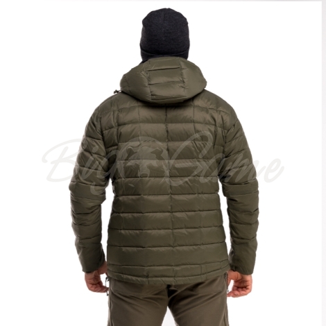 Куртка SKRE Ptarmigan 850 Ultra Down Hoodie цвет Olive Green фото 4