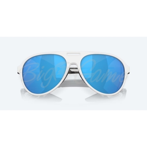 Очки поляризационные COSTA DEL MAR Grand Catalina 580G цв. Hull White цв. ст. Blue Mirror фото 2