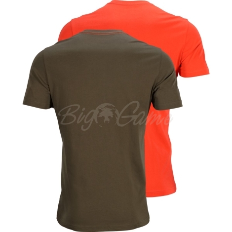Футболка HARKILA Wildboar Pro S/S T-Shirt (2 шт.) Limited Edition цвет Willow green / Orange фото 3