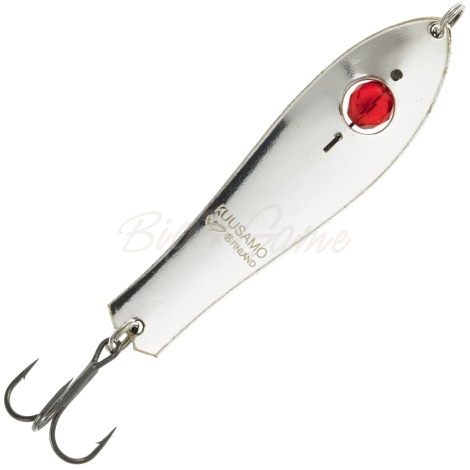 Блесна колеблющаяся KUUSAMO Professor 3 75/12 (бусинка) код цв. BL/GR/FYe/FR-S фото 2