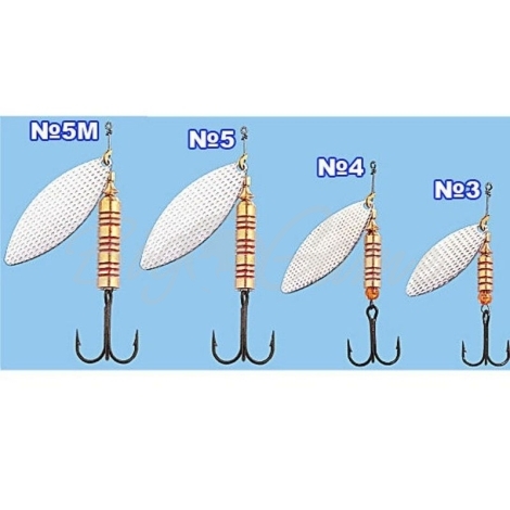 Блесна вращающаяся РЫБОЛОВ-ОЛТА Lungo № 1 3 г цв. Silver фото 2