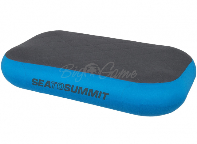 Подушка надувная SEA TO SUMMIT Aeros Premium Pillow Deluxe цвет Blue / Grey фото 1