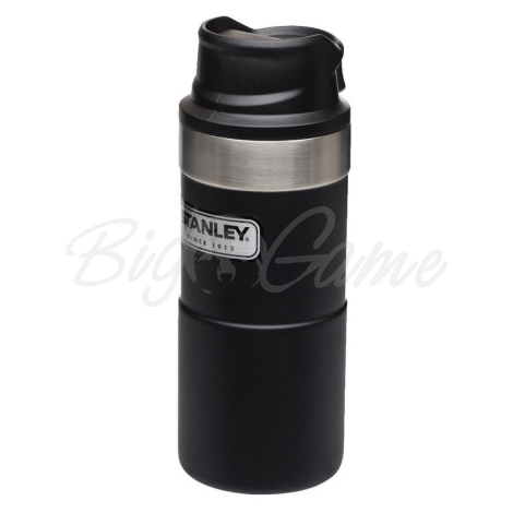 Термокружка STANLEY Classic The Trigger Action Travel Mug цвет черный фото 6