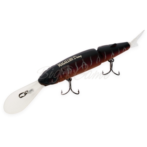 Воблер JACKALL Magallon Diving цв. fire tiger фото 2