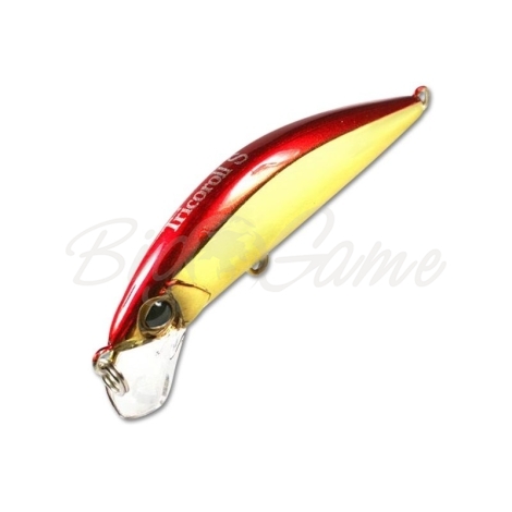 Воблер JACKALL TIMON Tricoroll 67S цв. haku red & gold фото 2