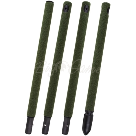 Карбоновый посох WAIDTOOL Jaggerstock Hunting Sticks 4 Parts Fleece Overcoating фото 1