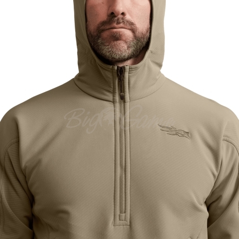 Толстовка SITKA Alpha Fleece Hoodie цвет Buckskin фото 4