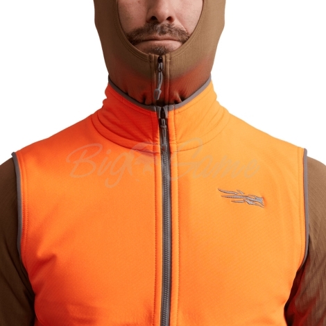 Жилет SITKA Alpha Fleece Vest цвет Blaze Orange фото 4