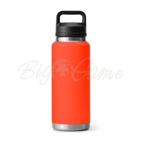 Термос YETI Rambler Bottle Chug Cap 1065 цвет Solar Flare фото 4