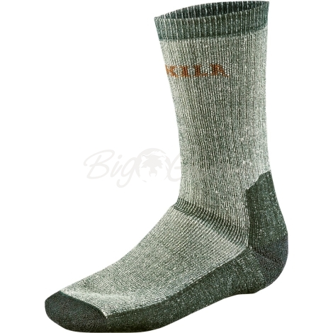 Носки HARKILA Expedition Sock цвет Grey / Green фото 1