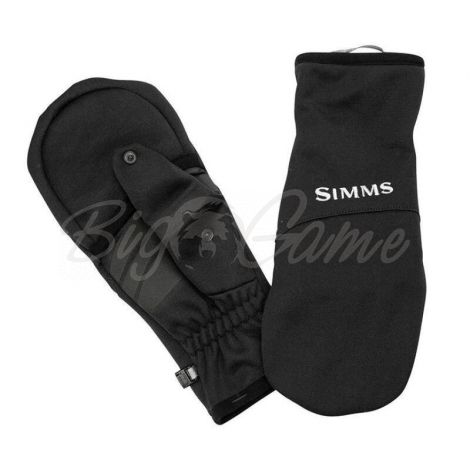 Рукавицы SIMMS Freestone Foldover Mitt цвет Black фото 1