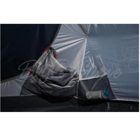 Палатка FHM Polaris 4 кемпинговая цвет Синий / Серый фото 16