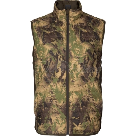 Жилет HARKILA Deer Stalker Camo Reversible Packable Waistcoat цвет Willow green / AXIS MSP Forest фото 1