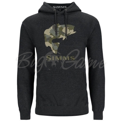 Толстовка SIMMS Bass Fill Hoody цвет Charcoal Heather фото 1