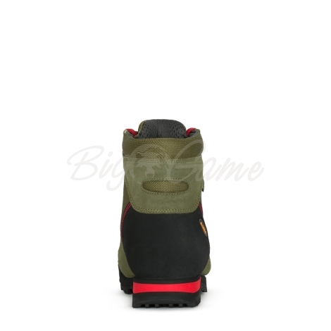Ботинки треккинговые AKU WS Slope Micro GTX цвет Military Green / Red фото 4