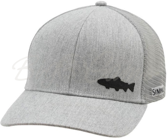 Кепка SIMMS Payoff Trucker цвет Trout Heather Grey фото 1