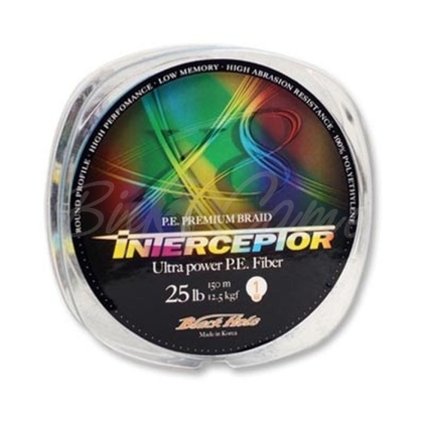 Плетенка BLACK HOLE Interceptor X8 Multicolor 150 м 0,12 мм фото 1